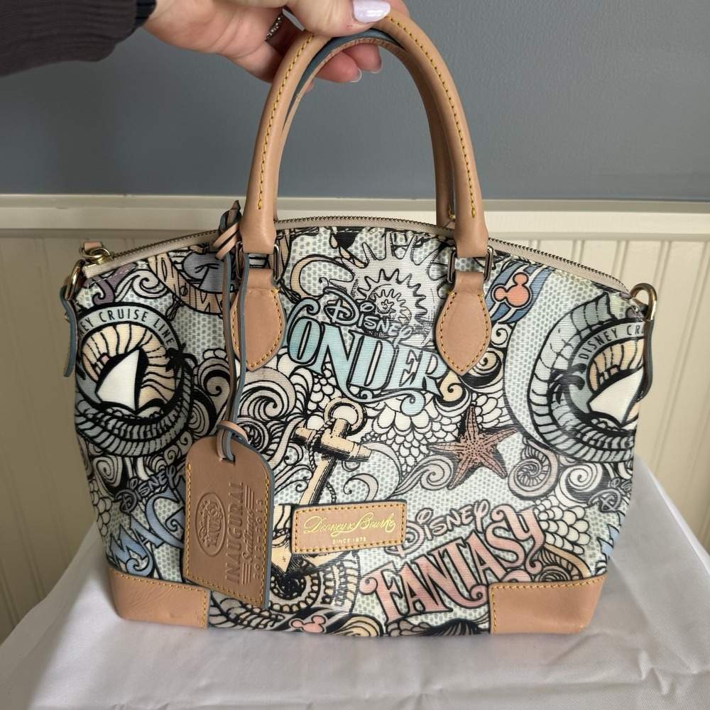 Dooney & Bourke Disney Cruise Line Inaugural 2012-2013 Satchel Purse Hand Bag